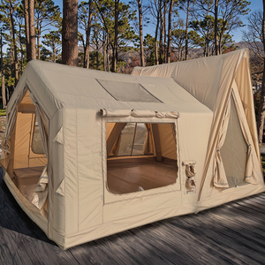 Tenda gonfiabile antivento e impermeabile del precursore 13sqm della famiglia con il disegno del triangolo per le gite all'aperto - Product Image 1