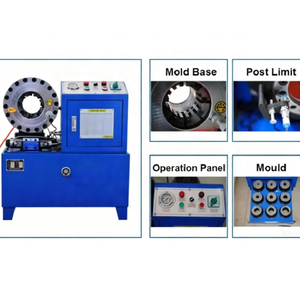 Machine à sertir les flexibles robuste 51 mm, <span class=keywords><strong>presse</strong></span> automatique pour flexibles d'huile 2 pouces, traitement industriel du caoutchouc - Product Image 2
