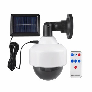 Outdoor <b>Solar</b> Wall Lamp Dummy <b>Camera</b> Fake LED <b>Solar</b> Power Video Surveillance Flashing Red Led Waterproof Body Induction Light - Product Image 2