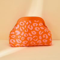 Sacs tricotés haut de gamme directement de l'usine, sac Mahjong rayé léopard multicolore grande capacité pour tuiles de Mahjong américain