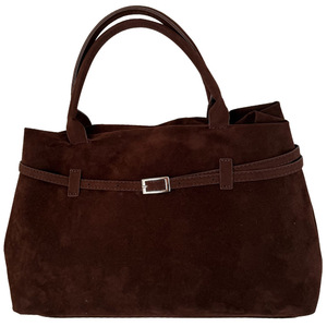 กระเป๋าโท้ทผู้หญิง หนัง PU สีแดงเลือดหมู ความจุเยอะ ตัวล็อคแม่เหล็ก ใช้ได้ทุกวัน สีพื้น ฤดูใบไม้ร่วง 2025 - Product Image 5