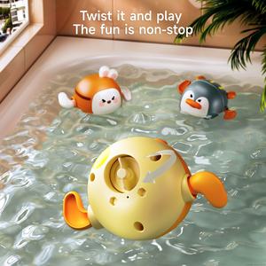 Tumama Kids Water Play Toys Bañera <span class=keywords><strong>3</strong></span> PCS Funny Sea Animal Wind up Swimming Toys Set Baby Bath Toys para niños pequeños 8 <span class=keywords><strong>meses</strong></span> - Product Image 6