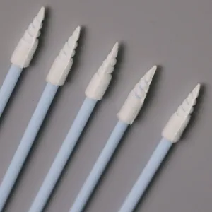 Одноразовые чистящие палочки для промышленного использования Myesde с круглой головкой для очистки чистой комнаты сжатые 100PPI пенополиуретановые тампоны