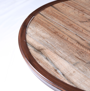 Provincial de estilo duradero al aire libre comercial barato ronda puerta comedor mesa de jardín <span class=keywords><strong>Bistro</strong></span> - Product Image 6