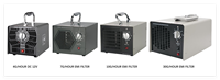 Générateur d'ozone portable commercial 4G-30G avec minuterie 0-180 min, filtre EMI et boîtier métallique pour l'élimination des odeurs dans les hôtels et les voitures