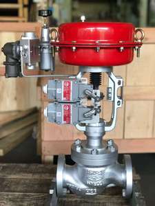 Katup Pengatur Pneumatik Baja Tahan Karat Industri dengan Positioner Fisher Masoneilan Samson Flowserve untuk Sistem Otomasi - Product Image 4