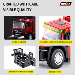 HUINA 1361 <span class=keywords><strong>Camion</strong></span> <span class=keywords><strong>de</strong></span> <span class=keywords><strong>pompier</strong></span> télécommandé 1/18 <span class=keywords><strong>Camion</strong></span> <span class=keywords><strong>de</strong></span> <span class=keywords><strong>pompier</strong></span> RC avec feux <span class=keywords><strong>de</strong></span> travail Effets sonores - Product Image 6