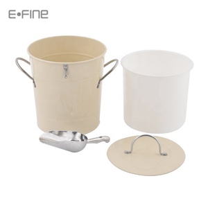 <span class=keywords><strong>2025</strong></span> New Arrival bán buôn 3L tinplate cổ điển <span class=keywords><strong>Ice</strong></span> <span class=keywords><strong>Bucket</strong></span> Bar bia barware rượu vang Cooler xô với Scoop và nắp - Product Image 3