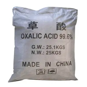 Industrial Grade 25kg Bag Oxalic OA 99.6% Powder Acid Leather Polishing And Cleaning