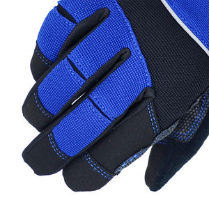 Guantes DE SEGURIDAD antideslizantes para todos los dedos, color naranja, personalizados, venta al por mayor, uso General para Protección Laboral mecánica, unisex - Product Image 5