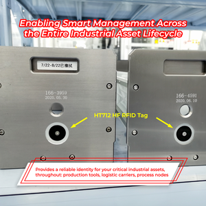 HT712 Yüksek Sıcaklığa Dayanıklı PPS RFID Endüstriyel Etiket ISO15693 13.56MHz ısıya dayanıklı, dayanıklı, su geçirmez ekipman t - Product Image 4