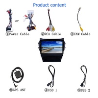 Android 10.0 Voiture Multimédia GPS Navigation Radio Lecteur Dvd Écran Pour Hyundai IX45 Santa Fe 2013-2017 2 + 32GB Trim Head Unit