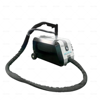OLLITAL Petite machine de sablage à glace sèche portable Nettoie le cuir en profondeur sans endommager les matériaux souples