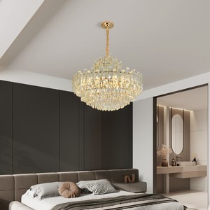 Luxury Custom K9 Crystal <strong>Chandelier</strong> Pendant Light 75cm Diameter 21pcs E14 Sockets Living Room Villa Hotel Decorative - Product Image 3