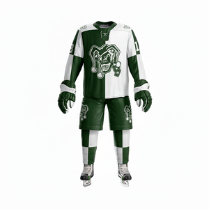 Maillot de hockey de couleur personnalisé de vêtements de sport avec numéro 100% Polyester uniforme de hockey sur glace imprimé personnalisé respirant - Product Image 1