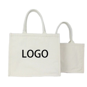 Customised Designer Cotton <b>Canvas</b> Tote Bag Organic White <b>Beach</b> Bag with Printed Plain Wholesale Shopping Bags - Product Image 1