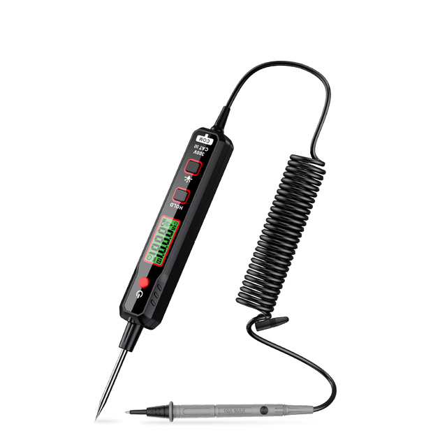 HABOTEST 200V AC/DC Voltage Detector for Automotive Cars with Resistance Measurement up to 2M and Operating Temp 0-40C HT86B