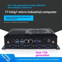 11. ª generación i7 1165g7 Dual Network 6 Serial Port IPC Industrial Computer 4GB DDR3 Nuevo 11th Core i5 SSD Micro Industrial JP