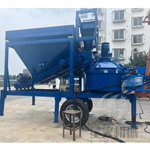 Máy trộn bê tông hành tinh hoàn toàn tự động di động 15m3/h sẵn sàng trộn bê tông di động hàng loạt nhà máy - Product Image 3