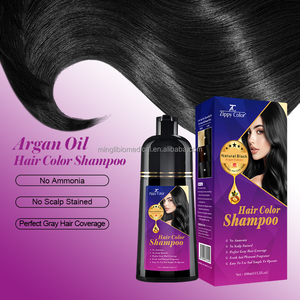 ZippyColor OEM Shampoo Colorante Naturale alle Erbe Senza <span class=keywords><strong>Ammoniaca</strong></span> per Coprire Capelli Grigi e Bianchi 400ml - Product Image 2
