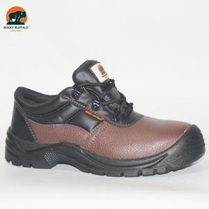 Chaussures de sécurité industrielles Rocky <span class=keywords><strong>Buffalo</strong></span> en cuir résistant à l'usure, à lacets, bottes tactiques, semelle extérieure en PU injecté - Product Image 2