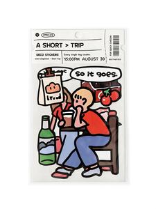 Calcomanía de PVC de dibujos animados bonitos, calcomanía impermeable DIY, funda decorativa para ordenador, papelería impresa para iPad, teléfono, portátil, equipaje - Product Image 5