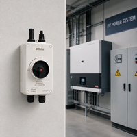 DOXU Interrupteur-sectionneur étanche IP66 DC1200V pour panneaux photovoltaïques avec valve de purge pour système solaire