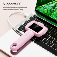 Handheld 500X Magnifier Glass Digital Microscope Kids Microscopes Toy for Educational Toys Manual Focus