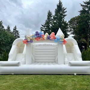 Castillo Inflable Blanco para Interiores y Exteriores, Tobogán, <span class=keywords><strong>Piscina</strong></span> <span class=keywords><strong>de</strong></span> Pelotas, Combo, Castillo Inflable, Área <span class=keywords><strong>de</strong></span> Juegos Inflable para Alquiler para Fiestas - Product Image 6