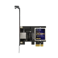 Carte réseau Gigabit BL-GP2500M PCI-E RJ45 Transmission filaire de bureau Jeux E-Sports 10/100/1000 Mbps 2.5G