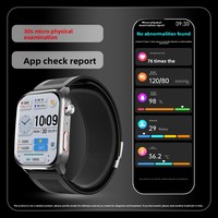 Montre connectée sportive en alliage F530 avec écran IPS, ECG, surveillance de la pression artérielle et du sommeil, pompe à air, étanche pour adultes, suivi de la forme physique
