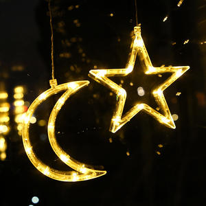 ไฟ LED ติดผนังรูปถ้วยดูดสำหรับตกแต่งเทศกาลคริสต์มาสไฟแขวนแสดงหน้าต่างห้องสุดสร้างสรรค์ไฟกระพริบตามเทศกาล - Product Image 2