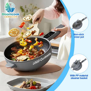 Cocina Eléctrica Circular de Alta Gama Bloomcook OEM 2025, Calentamiento Rápido, Antiadherente, Mini Cocina Portátil, Batería, Solar, Eléctrica, a Gas, para Hotel, RV - Product Image 1