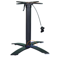 Nouvelle Arrivée Pied de Table Réglable en Aluminium 108 cm avec Base Centrale pour Table Pliante d'Extérieur, Bistro, Patio, Café