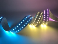 Bande LED DMX Flex en panneau compact RGBW 16M, adressable RGBIC, à effet de poursuite, pour éclairage de pixels et rétroéclairage de comptoirs en marbre/onyx