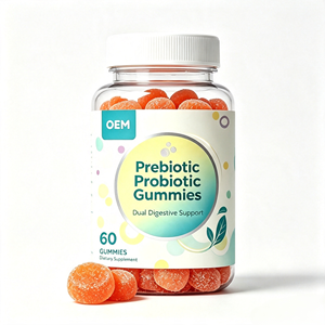 Gummies prébiotiques et probiotiques à marque privée OEM, 2 milliards d'UFC, soutien digestif et santé intestinale, supplément à croquer pour adultes - Product Image 1