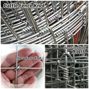 Grillage en fil de fer galvanisé durable, <span class=keywords><strong>prix</strong></span> direct usine, anti-rouille, pour clôture de bétail, rouleau de 50m - Product Image 4