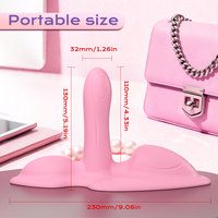 Ferngesteuerter Reitvibrator mit 10 Vibrationsmodi, USB-betrieben, täglich wasserdicht, Silikon für Frauen & Männer Paare