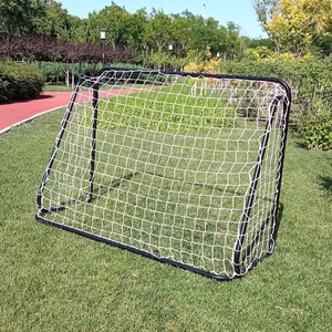 Redes de Fútbol para Baliza y Campos de 5/3/7/9/11 Jugadores, Red de Portería para Entrenamiento de Fútbol, Azul y Blanco, Campeonato, Salão Original - Product Image 1