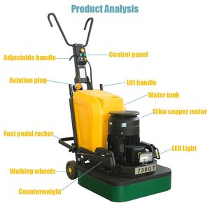 Pulidora de Pisos Epóxicos Lonsen G730 de 730 mm con Engranaje y Motor de 15 kW 380/415 V, Radio de Giro Corto - Product Image 4