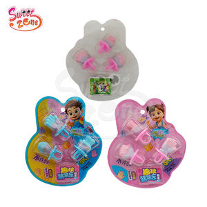 Divertido juego de adivinanzas Rock Paper Scissors Ring Lollipop Hard Candy y Popping Candy - Product Image 3