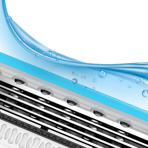 Personalizzabile <span class=keywords><strong>5</strong></span> <span class=keywords><strong>lame</strong></span> monouso rasoio da barba in acciaio inox cartuccia <span class=keywords><strong>lame</strong></span> per uomini e donne - Product Image 2