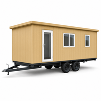 Maison portable à ossature métallique pour hôtel-resort, chalet de vacances et camping
