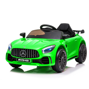Voiture électrique <span class=keywords><strong>Mercedes</strong></span> Benz GT-R <span class=keywords><strong>AMG</strong></span> 2022 sous licence, voitures à pédales, rouge et blanc, télécommande, vert et noir, voitures électriques pour enfants - Product Image 2