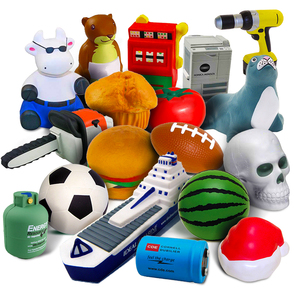 AI-MICH Chất lượng cao khuyến mãi tùy chỉnh Squishy căng thẳng bóng Logo chống căng thẳng bóng tròn hình quả bóng căng thẳng tùy chỉnh - Product Image 1