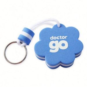 Free Design Cute Shape Cylindrical Printed Logo Boat EVA Material Foam Floating Keychain Custom Promotional Gift - Product Image 4