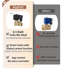 Alahot Großhandel 0,5-Watt-Magnetventil 2/2-Wege N.C. mit Pilotsteuerung für Wassermedien Kugelstruktur - Product Image 2