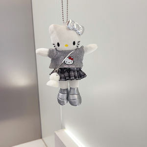 Colgante de Bolso de Hello <span class=keywords><strong>Kitty</strong></span> con Patas Largas Estilo Xiaoxiangfeng, Llavero de Peluche con Forma de Corazón, Lindo y Versátil - Product Image 3