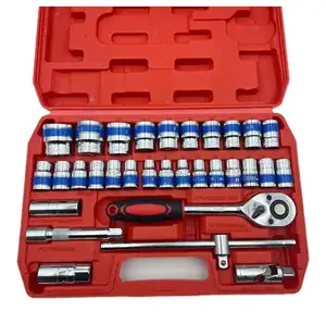 Набор торцевых гаечных ключей, набор профессиональных инструментов для ремонта автомобилей, хром-ванадиевый