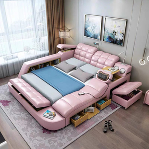Современная кожаная кровать размера «King-Size» - Product Image 4